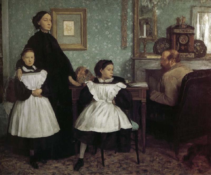 Edgar Degas Belini Family Norge oil painting art